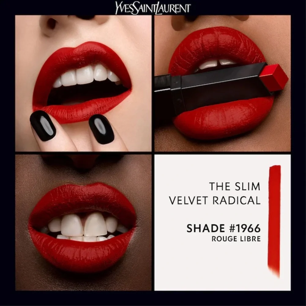 YSL The Slim Velvet Radical Matte Lipstick - 1966 Rouge Libre